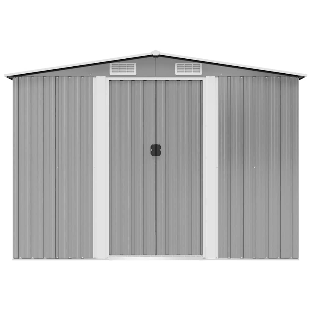 vidaXL Garden Shed | Grey | Galvanised Steel | Large | Garden Shed | Rectangular 5