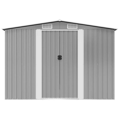 vidaXL Garden Shed | Grey | Galvanised Steel | Large | Garden Shed | Rectangular 5