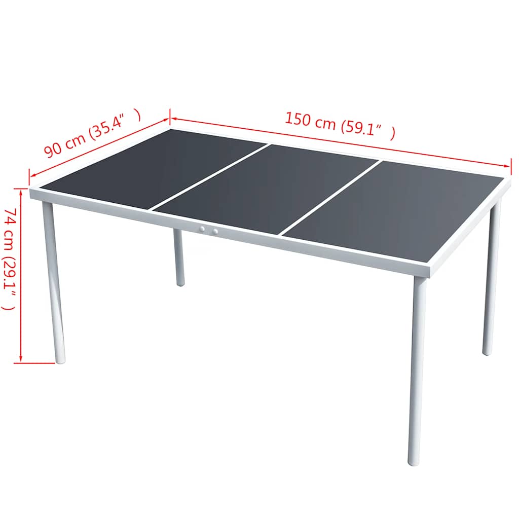 vidaXL Outdoor Dining Table | Durable | Dining Table | Rectangular 4