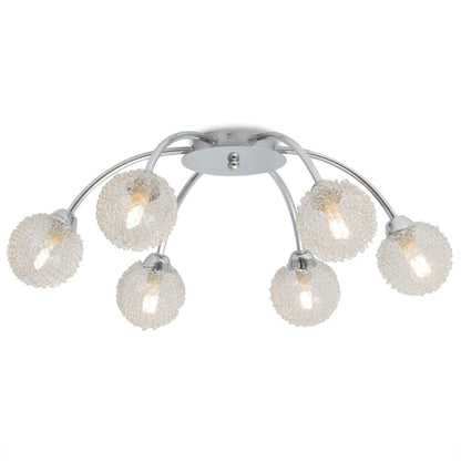 vidaXL Ceiling Lamp with 6 LED Bulbs G9 240 W 3