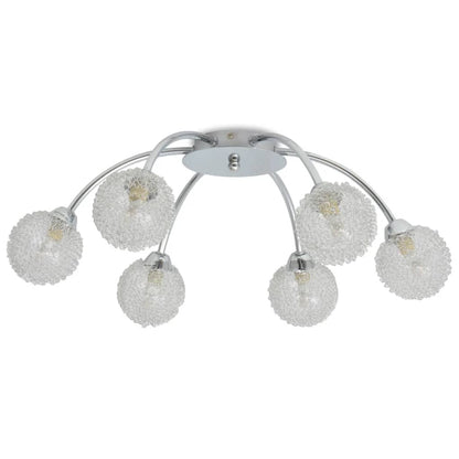 vidaXL Ceiling Lamp with 6 LED Bulbs G9 240 W 4