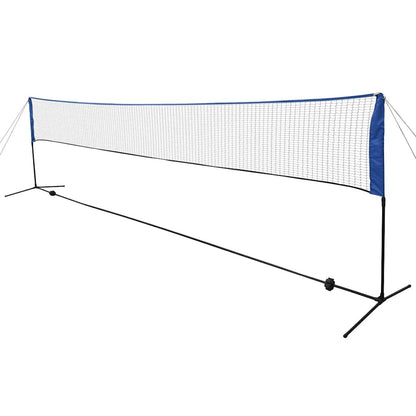 vidaXL Badminton Net with Shuttlecocks 600x155 cm 1