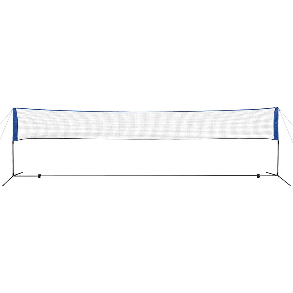 vidaXL Badminton Net with Shuttlecocks 600x155 cm 2