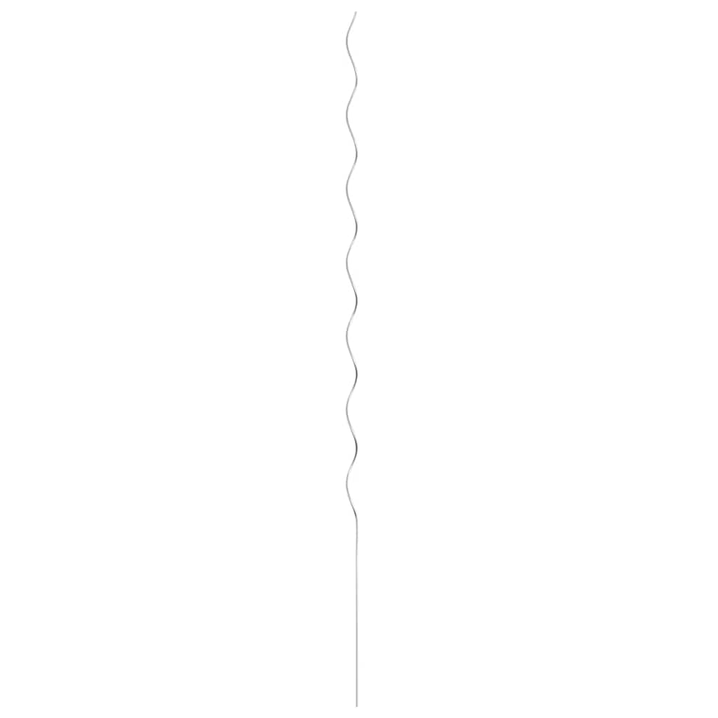 vidaXL Spiral Plant Support | Set of 20 | Galvanised Steel | 170 cm length 2