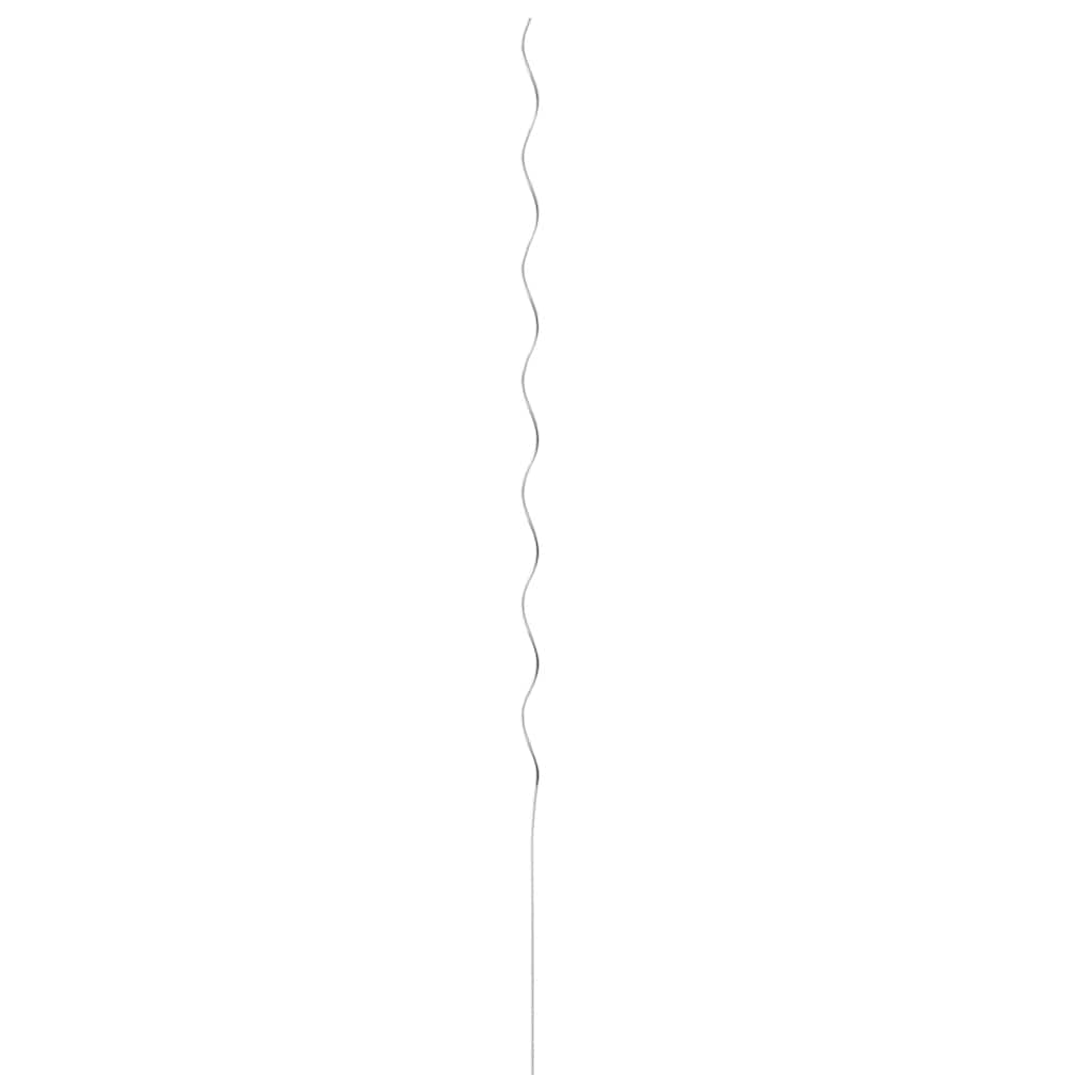 vidaXL Spiral Plant Support | Set of 20 | Galvanised Steel | 170 cm length 6