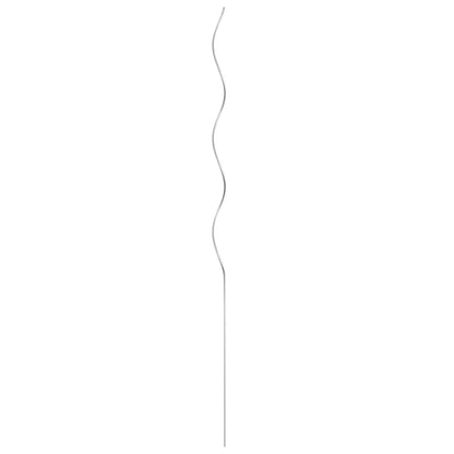 vidaXL 50 pcs Spiral Plant Supports 110 cm Galvanised Steel 2