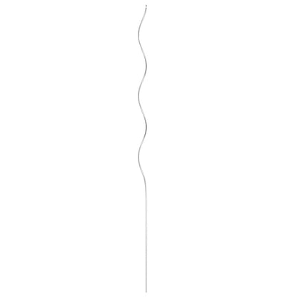 vidaXL 50 pcs Spiral Plant Supports 110 cm Galvanised Steel 5