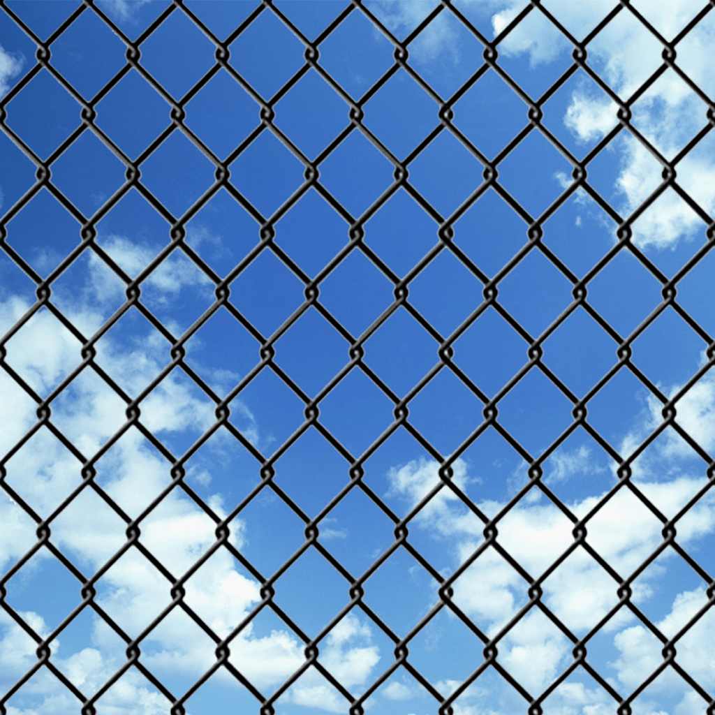 142429 vidaXL Chain Link Fence Steel 25x1 m Grey 3