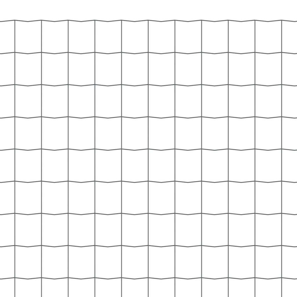 vidaXL Euro Fence Steel 10x1.5 m Grey 4