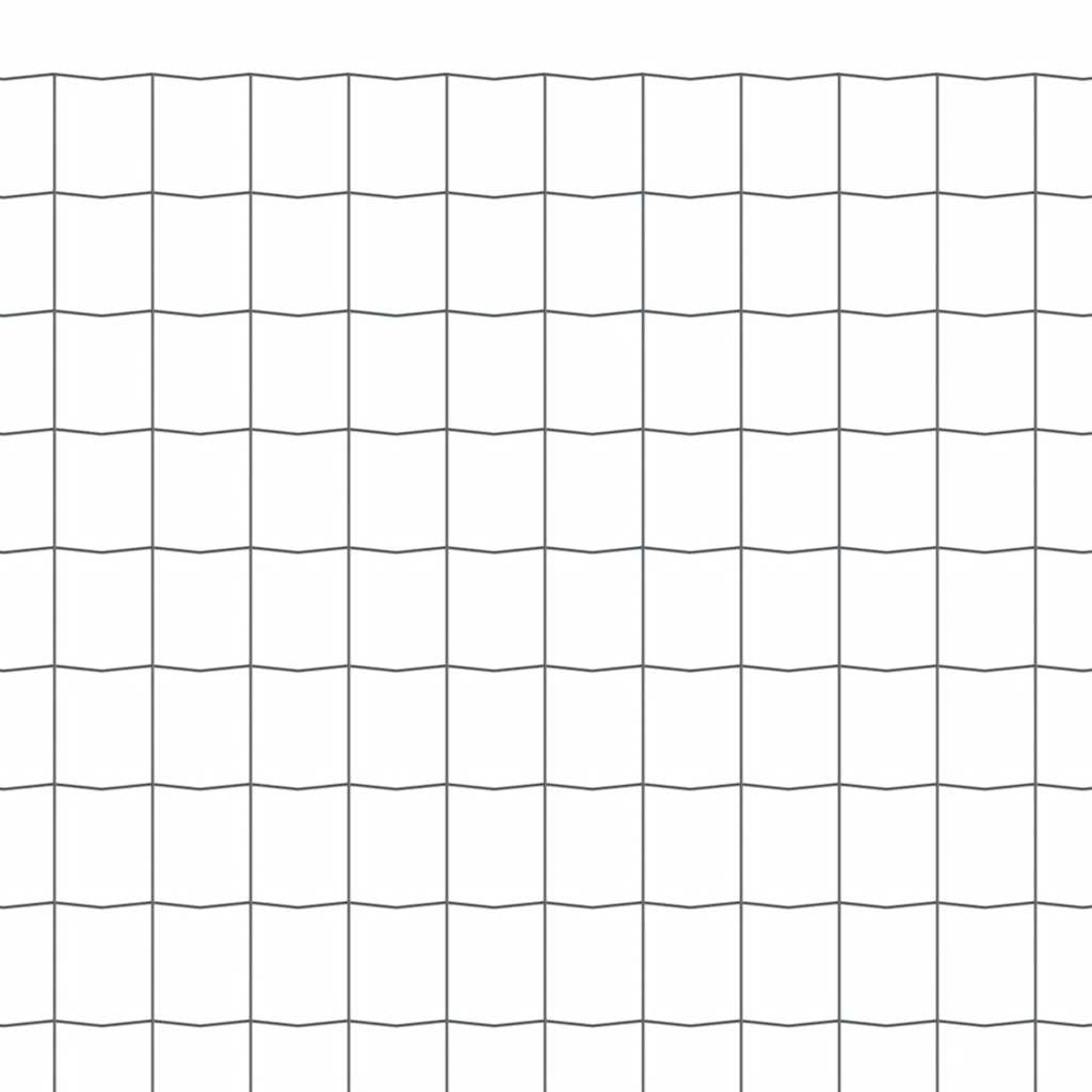 vidaXL Euro Fence Steel 25x1 m Grey 4