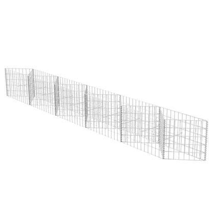 vidaXL Gabion Basket Galvanised Steel 300x30x50 cm 2