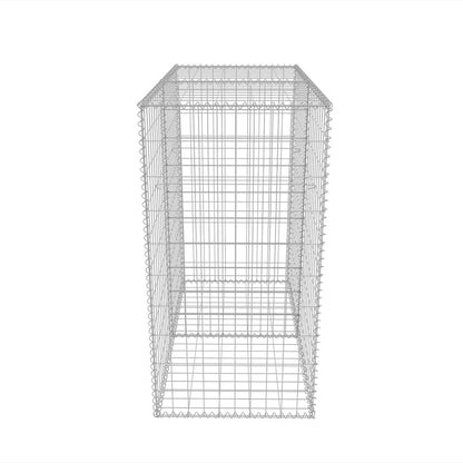 vidaXL Gabion Basket Galvanised Steel 100x50x100 cm 6