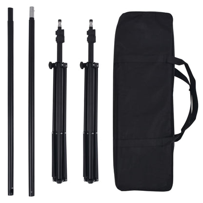 vidaXL Photo Studio Kit with 5 Coloured Backdrops and Adjustable Frame 4