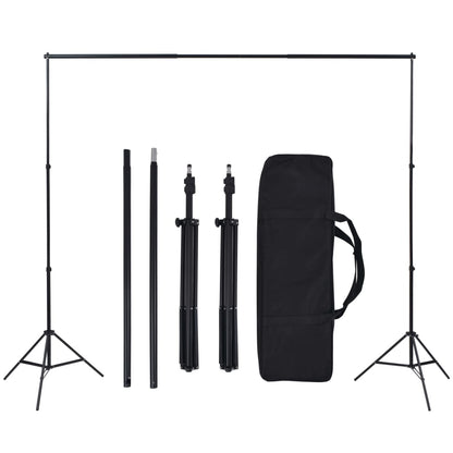 vidaXL Photo Studio Kit with 5 Coloured Backdrops and Adjustable Frame 5