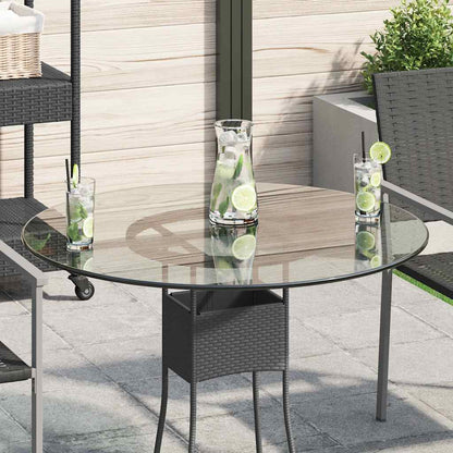vidaXL Table Top | Transparent | Tempered Glass | 800 mm Diameter | Durable 1