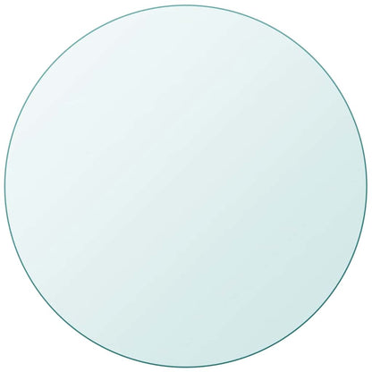 vidaXL Table Top | Transparent | Tempered Glass | 900mm diameter | Round 1