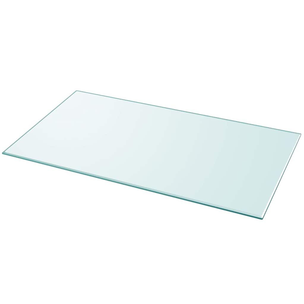 vidaXL Table Top | Transparent | Tempered Glass | Large | Non-slip | Table Top 2