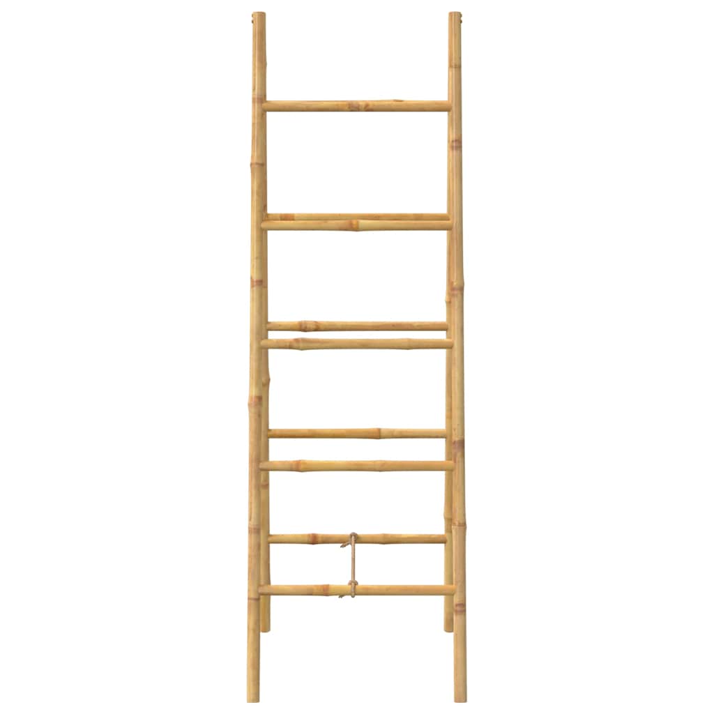 vidaXL Towel Rack | Brown | Bamboo | Medium | Durable | Bamboo Towel Rack 5