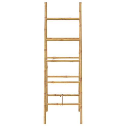 vidaXL Towel Rack | Brown | Bamboo | Medium | Durable | Bamboo Towel Rack 5