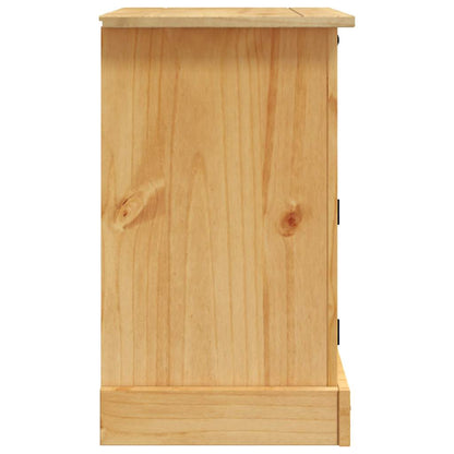 vidaXL Bedside Cabinet | Brown | Solid pinewood | Medium | Bedside Cabinet 6