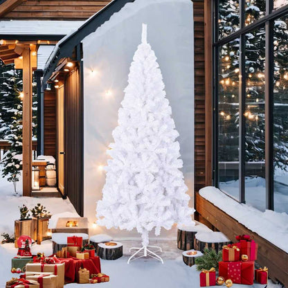 vidaXL Artificial Christmas Tree L 240 cm White 2