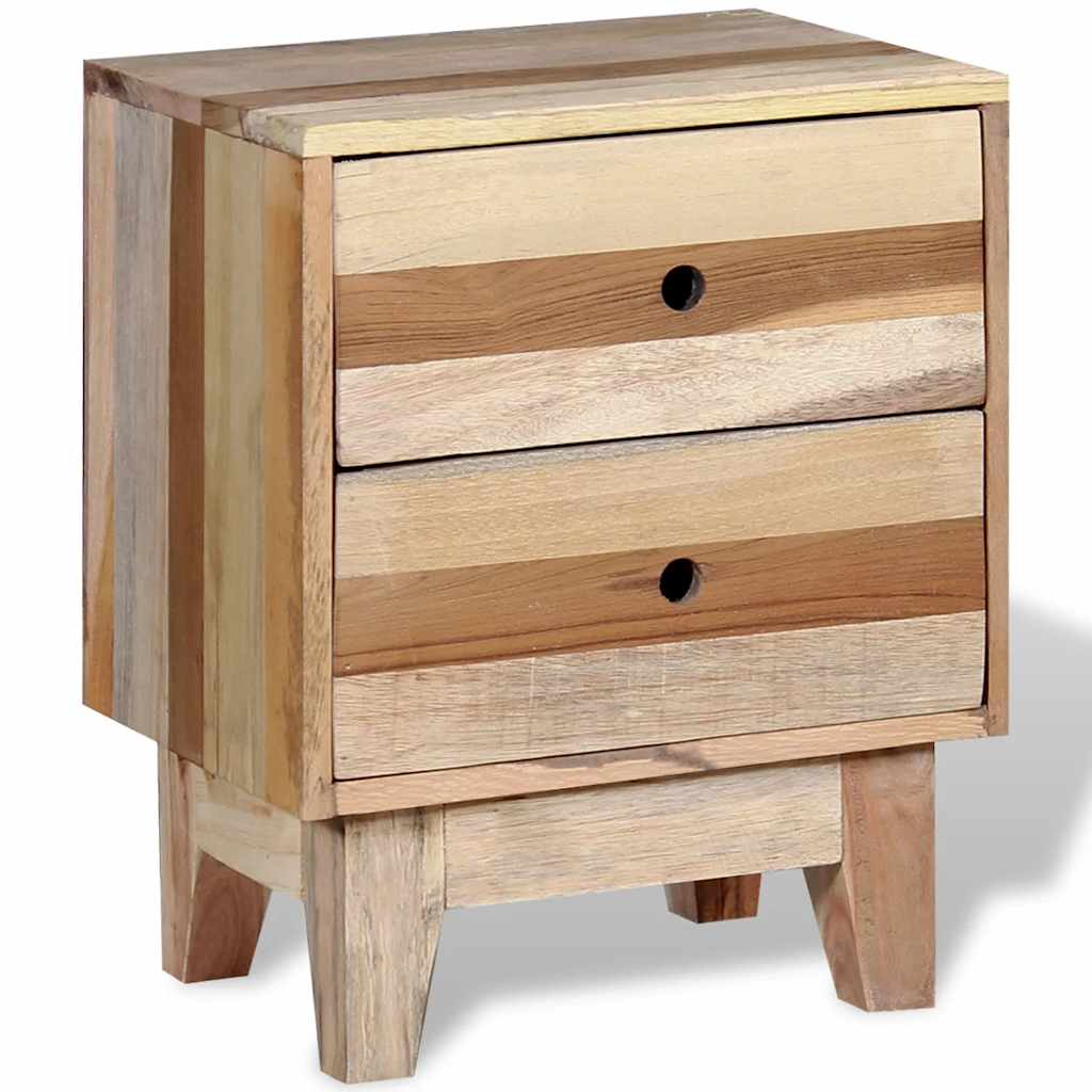 244234 vidaXL Bedside Cabinet Solid Reclaimed Wood 1