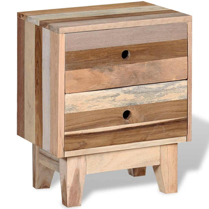 244234 vidaXL Bedside Cabinet Solid Reclaimed Wood 3
