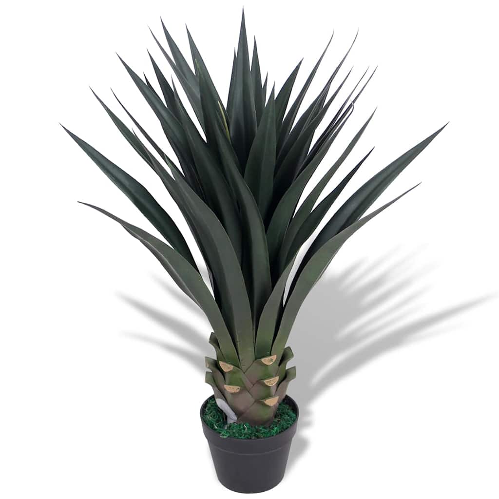 Artificial Taro Plant with Pot 45 cm Green Yucca/85 cm