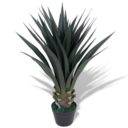 Artificial Taro Plant with Pot 45 cm Green Yucca/85 cm