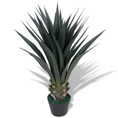 Artificial Taro Plant with Pot 45 cm Green Yucca/85 cm