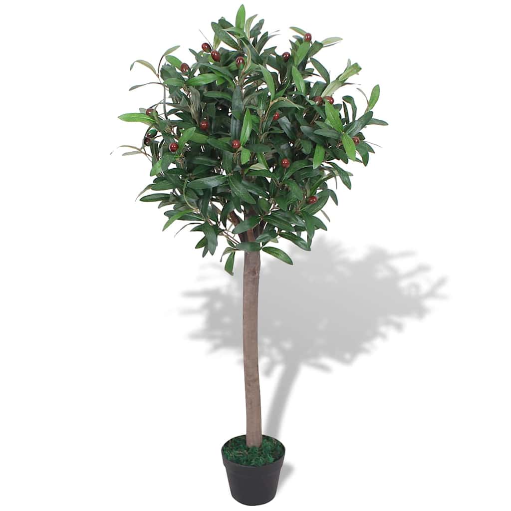 vidaXL Fake Plant | Green and red | Plastic leaves and fruits | 120 cm 1