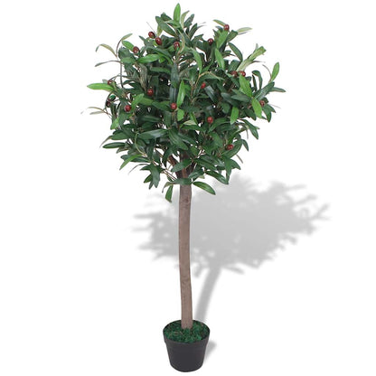 vidaXL Fake Plant | Green and red | Plastic leaves and fruits | 120 cm 1