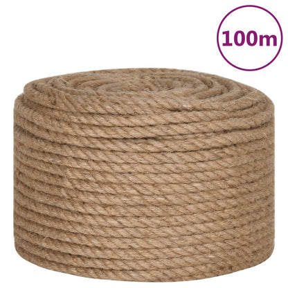 vidaXL Rope 100% Jute 12 mm 100 m 2