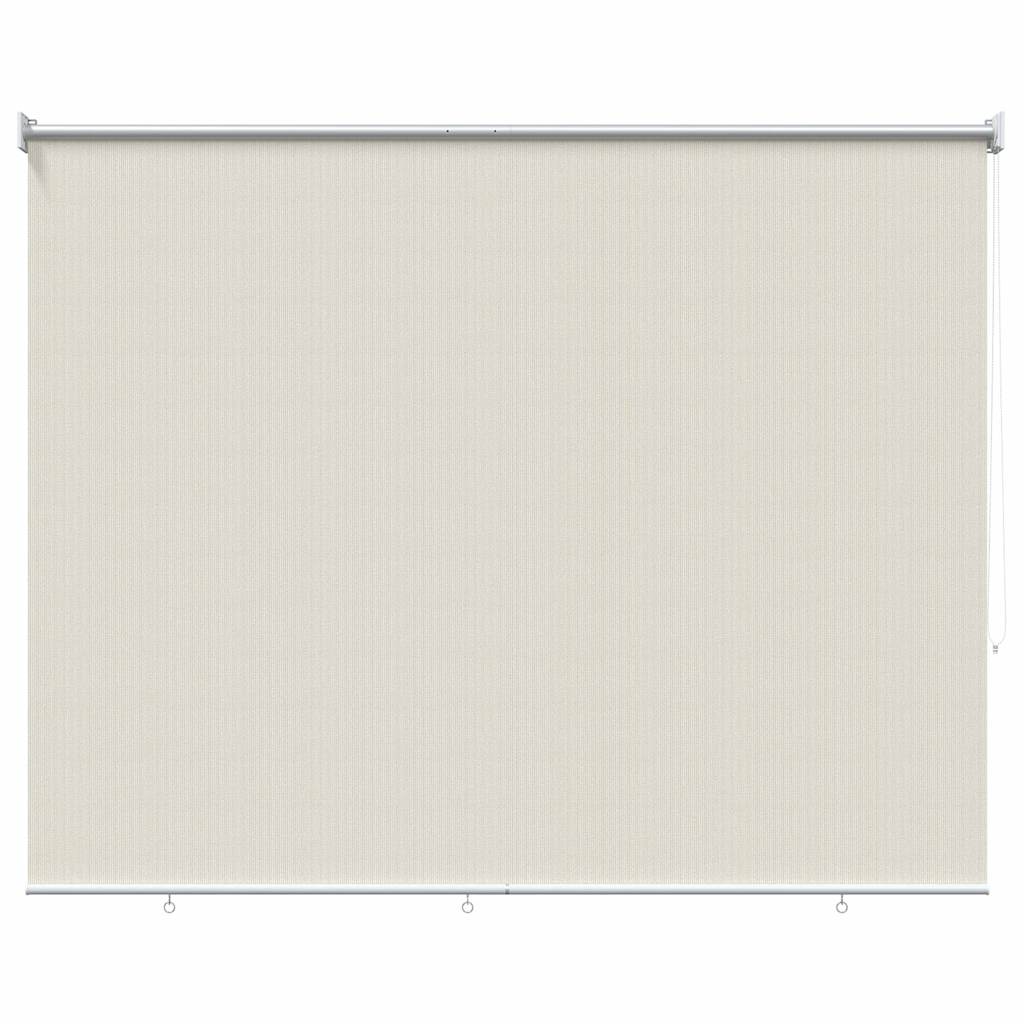 vidaXL Outdoor Roller Blind 125(W)x230(H) cm Cream 1