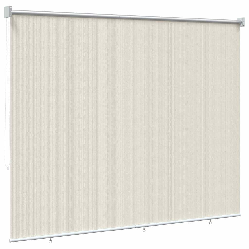 vidaXL Outdoor Roller Blind 125(W)x230(H) cm Cream 3