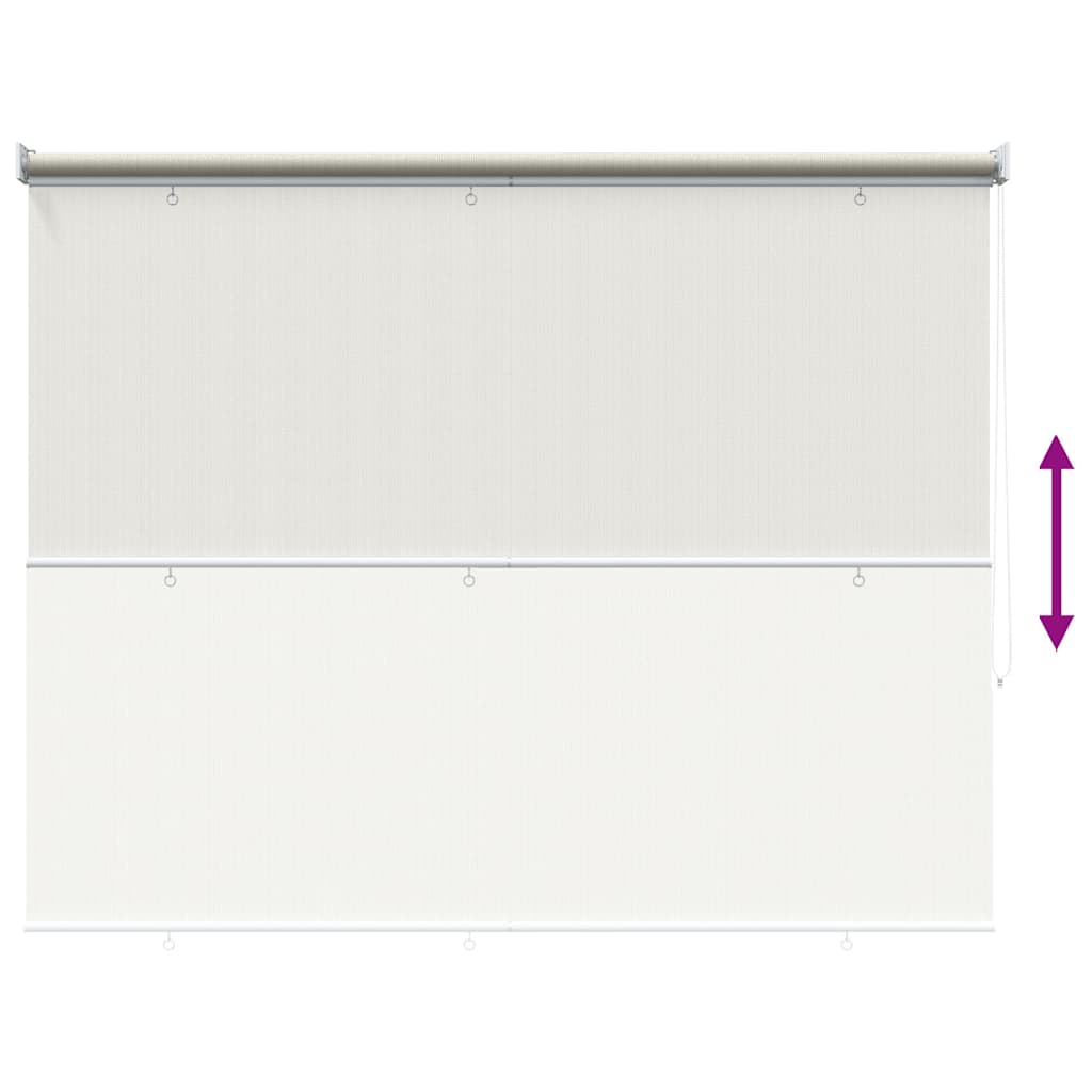 vidaXL Outdoor Roller Blind 125(W)x230(H) cm Cream 4