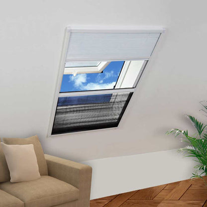 vidaXL Window Screen | White & Black 1
