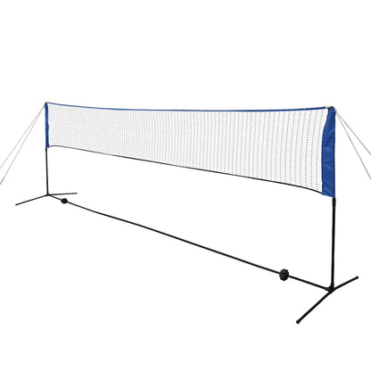 vidaXL Badminton Net Set with Shuttlecocks 500x155 cm 2