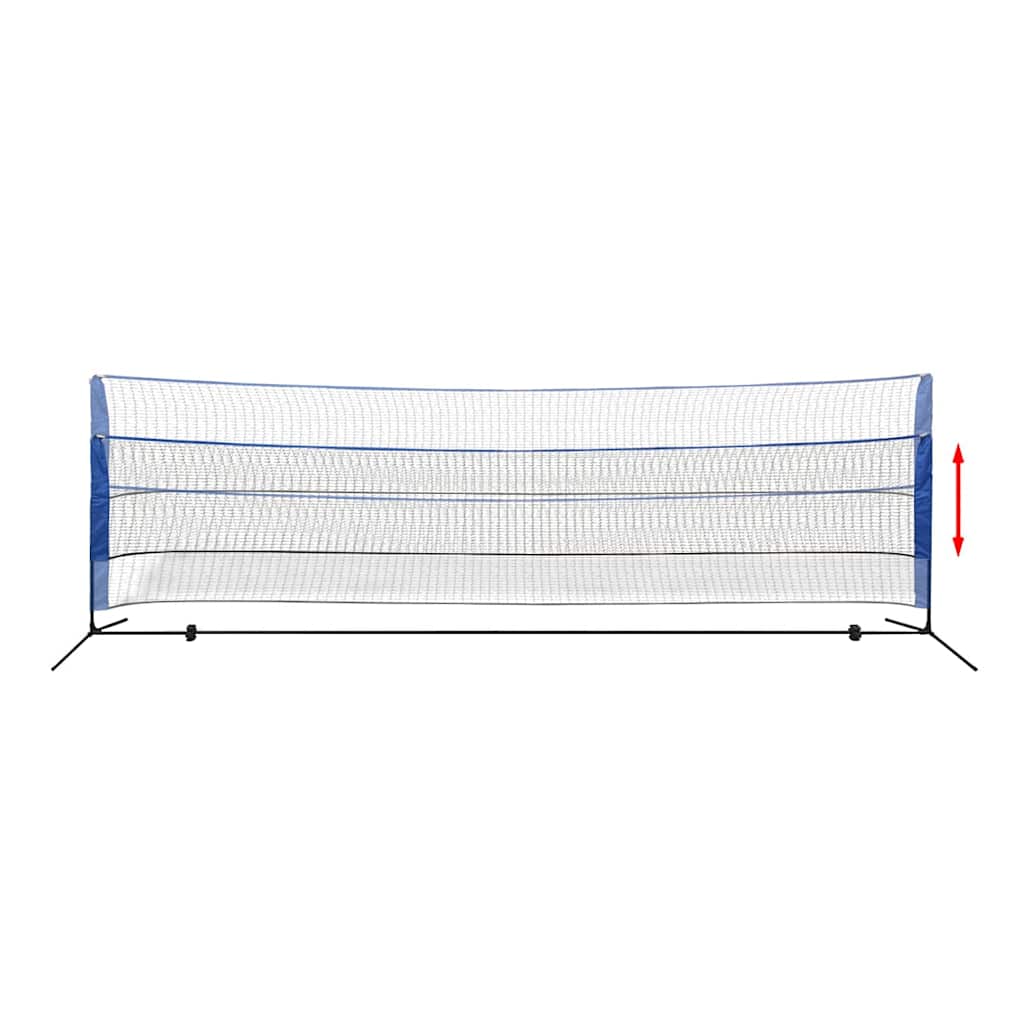 vidaXL Badminton Net Set with Shuttlecocks 500x155 cm 4