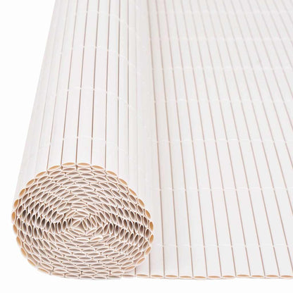 vidaXL Garden Fence White 150 x 300 cm PVC 3