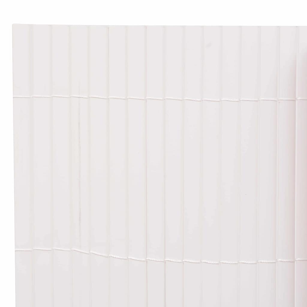 vidaXL Garden Fence White 150 x 300 cm PVC 4