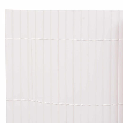 vidaXL Garden Fence White 150 x 300 cm PVC 4