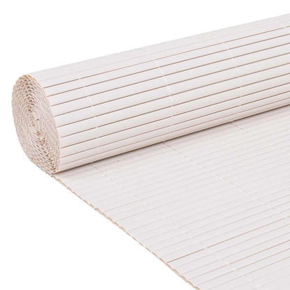 vidaXL Garden Fence White 150 x 300 cm PVC 5
