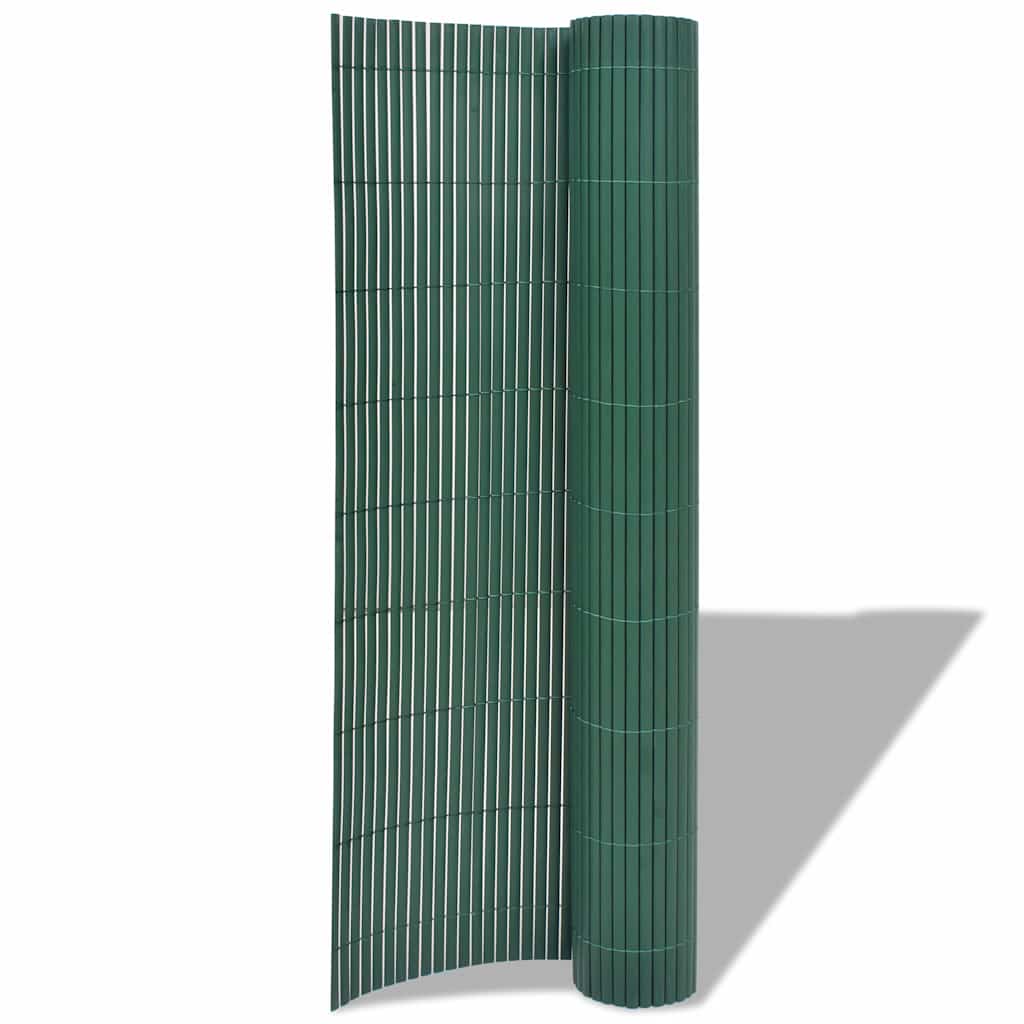 vidaXL Garden Fence Green 150 x 300 cm PVC 2