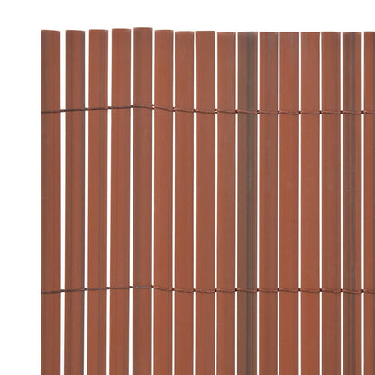 vidaXL Garden Fence Brown 150 x 300 cm PVC 4