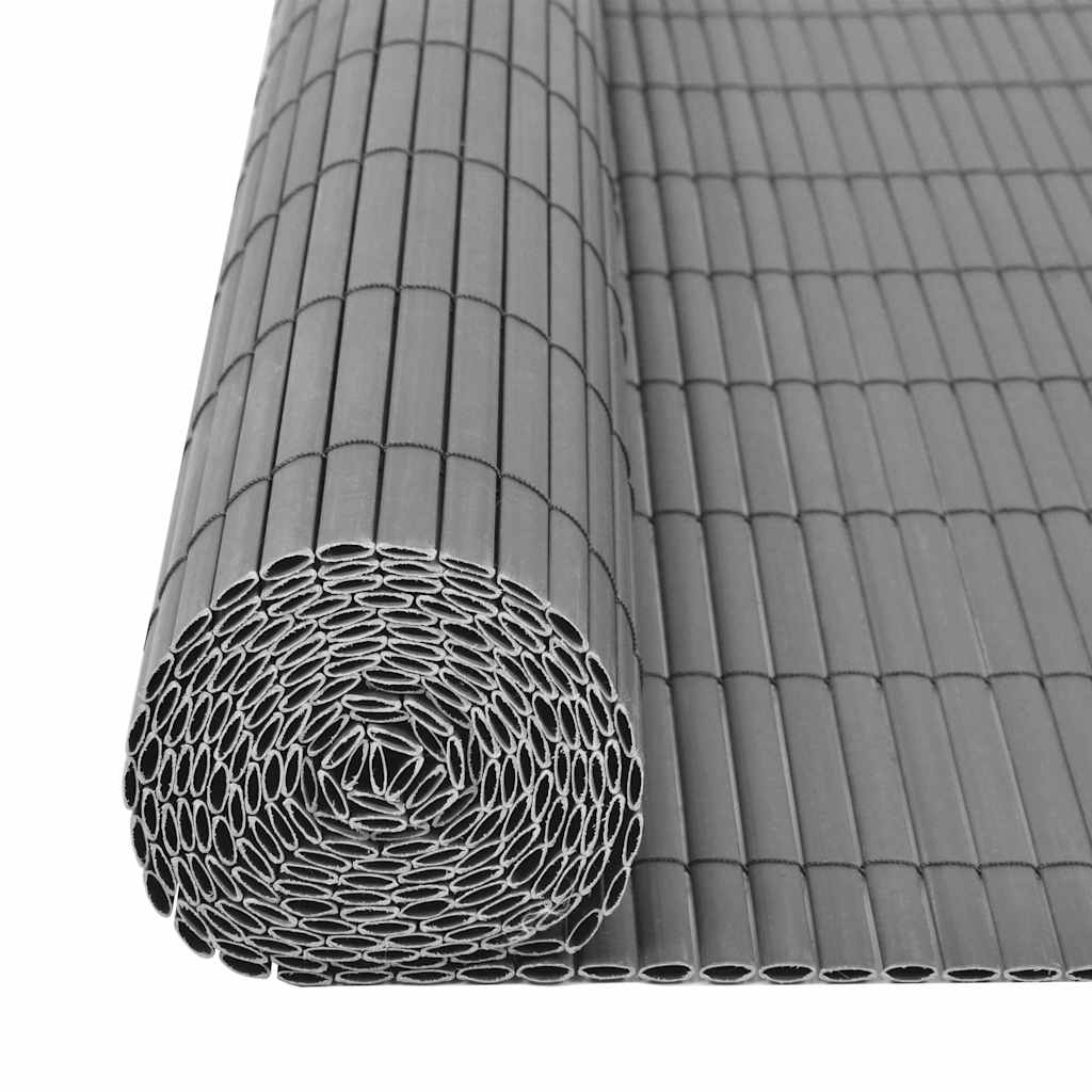 vidaXL Garden Fence Grey 150 x 300 cm PVC 3
