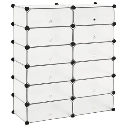 vidaXL Shoe Organiser | White | Plastic panels, Steel frame | 92 x 37 x 105 cm 2
