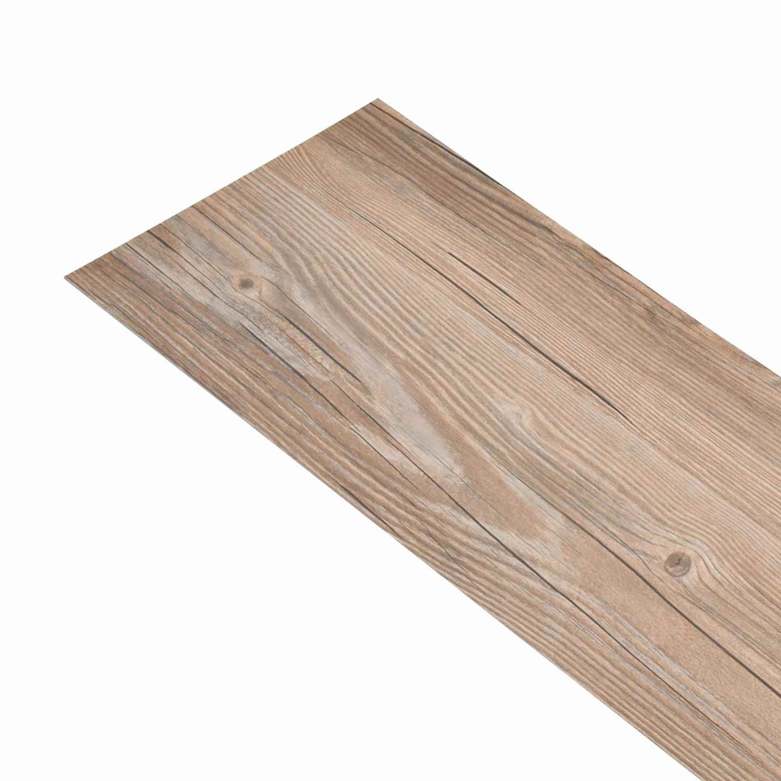 vidaXL Flooring Planks Brown 5.26 m² 18 pcs PVC 3