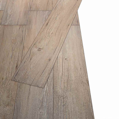vidaXL Flooring Planks Brown 5.26 m² 18 pcs PVC 4