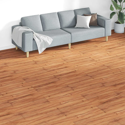 vidaXL Flooring Planks Brown 5.26 m² 18 pcs PVC 1
